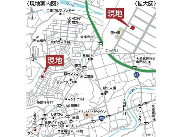 椿が丘第1-1号棟のその他|現地案内図です。