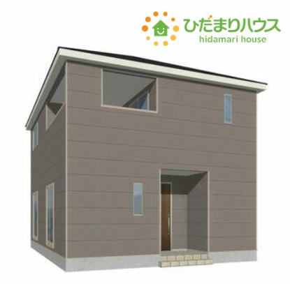 常陸大宮市南町第2　新築戸建　3号棟の外観パース|常陸大宮駅近くの物件です♪