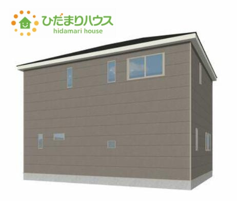 常陸大宮市南町第2　新築戸建　3号棟の外観パース|閑静な住宅地で叶える穏やかな新生活☆彡