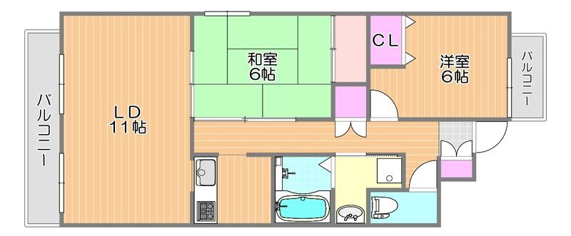 トレビーチナAの間取り