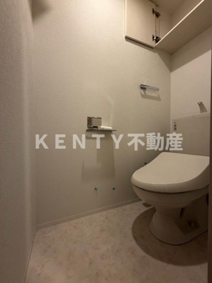 【トイレ】 | ドゥーエ梅屋敷 | 落ち着いたトイレです