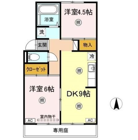 プレジール洲崎の間取り