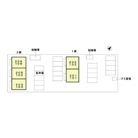 Fine View･K Ⅰ棟の区画図