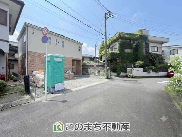 CRADLEGARDEN宇都宮市野沢町第5　1号棟の前面道路含む現地写真|前面道路含む現地写真