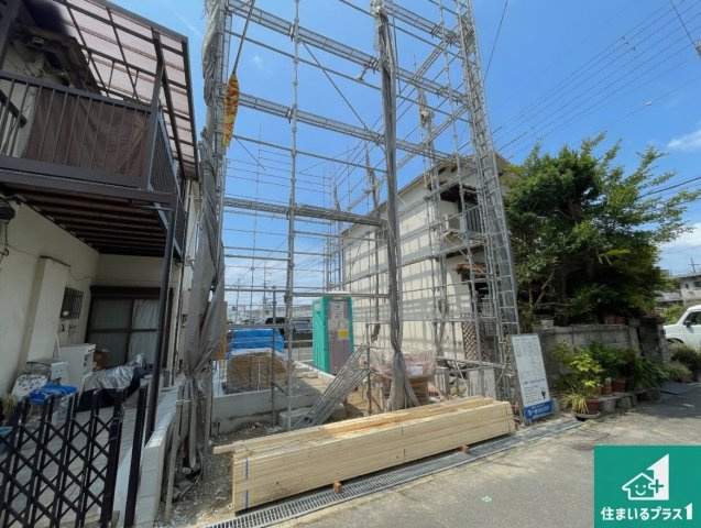 寝屋川市石津中町　第3期　新築一戸建ての外観|現在建築中！落ち着いた街並みで新生活を始めることが出来そう！周辺の物件も併せてご紹介させて頂きます！
