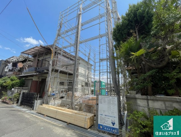 寝屋川市石津中町　第3期　新築一戸建ての外観|現在建築中！落ち着いた街並みで新生活を始めることが出来そう！周辺の物件も併せてご紹介させて頂きます！