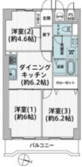【間取り】 | ハイネス福生