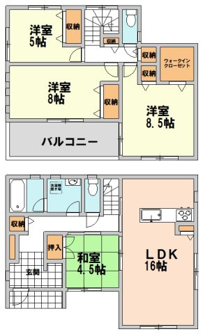 【間取り】 | 加須市大越中古戸建て | 現況と異なる場合は現況優先とさせていただきます