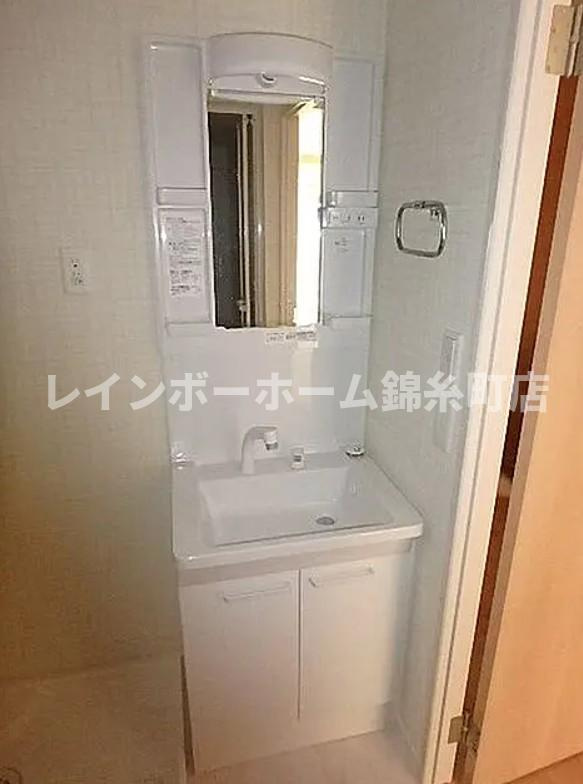 ラミティエ北千住の独立洗面台