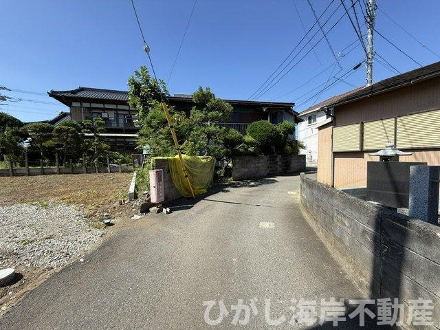 大磯町国府新宿  売地の前面道路含む現地写真|現地外観