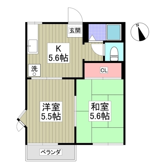 【間取り】 | サニーハイツ上柴