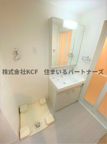 グランジュール大手町の洗面所|スペースが確保できる洗面所です