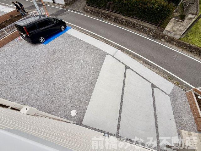 【新築】渋川市金井第19　１号棟(全４棟)　リーブルガーデン　新築建売分譲の駐車場|カースペースがあります