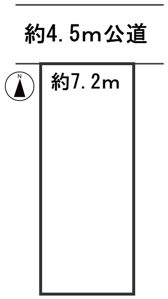 ６７０９９　岐阜市高田５丁目土地の区画図