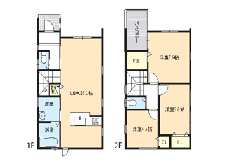 和歌山市津秦・中古戸建・54794の間取り
