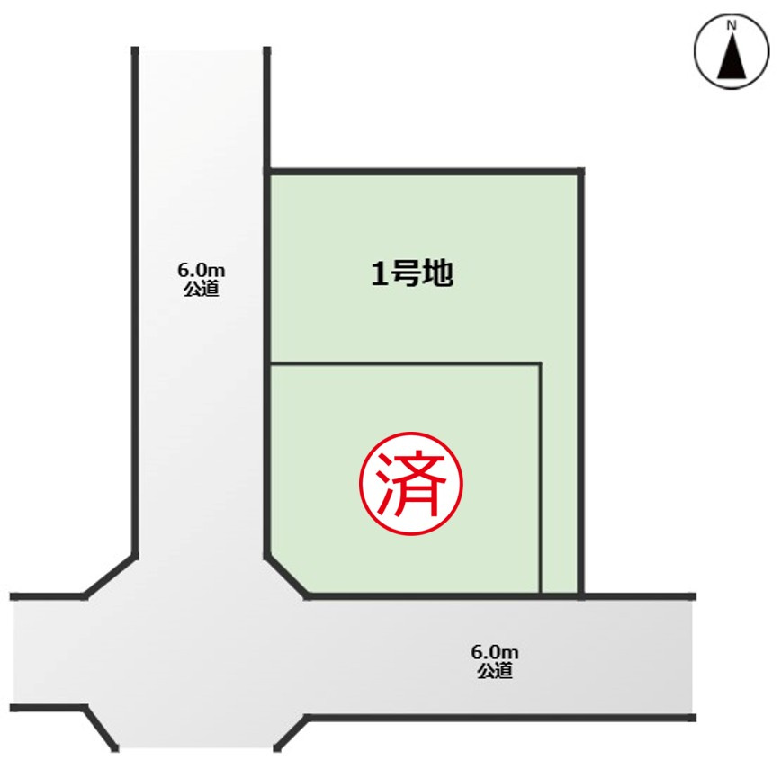 瀬戸市さつき台｜名古屋市の戸建ならホームアップの区画図