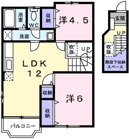 エルガーデンパレスⅠの間取り