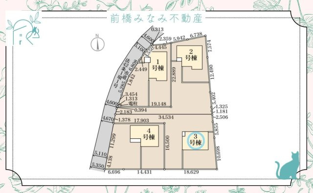 【新築】渋川市金井第19　３号棟(全４棟)　リーブルガーデン　新築建売分譲