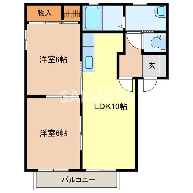 マーメゾンKの間取り