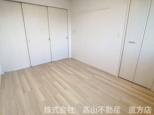 直方市大字感田のアパートの寝室