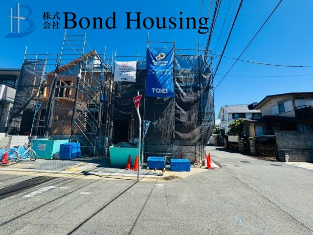 BELS取得　神陵台9丁目　新築2区画　2号棟の前面道路含む現地写真