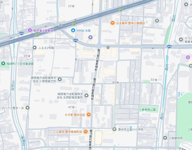 豊中市小曽根　第3期　新築一戸建ての地図