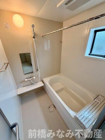 【新築】渋川市金井第19　４号棟(全４棟)　リーブルガーデン　新築建売分譲の浴室|コンパクトで使いやすいお風呂です