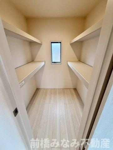 【新築】渋川市金井第19　４号棟(全４棟)　リーブルガーデン　新築建売分譲の収納|大きなスペースがあり、収納には困りません