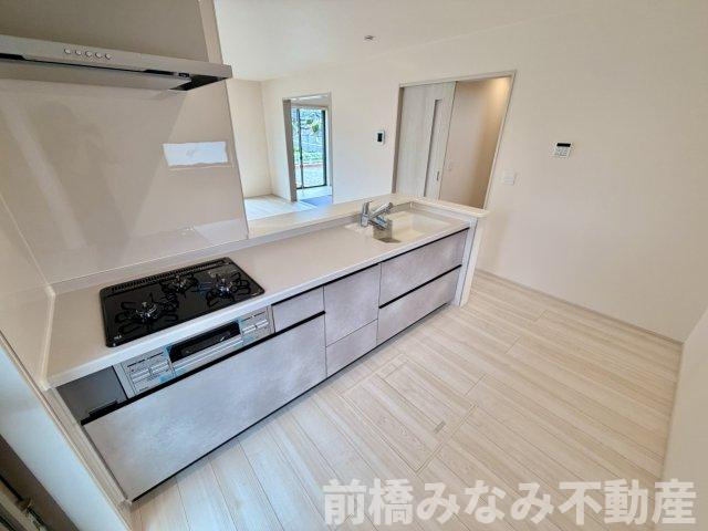 【新築】渋川市金井第19　４号棟(全４棟)　リーブルガーデン　新築建売分譲のキッチン|お料理しやすいキッチンです