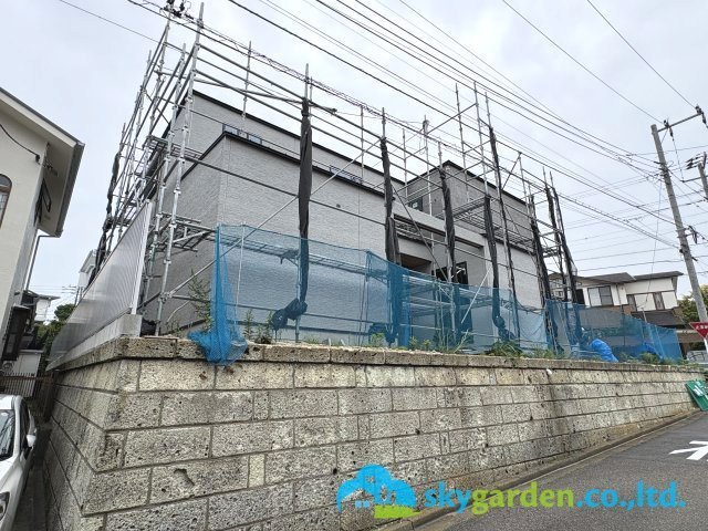 鎌倉市西鎌倉　新築戸建　全１棟の外観|令和８年７月１日撮影（建築中）