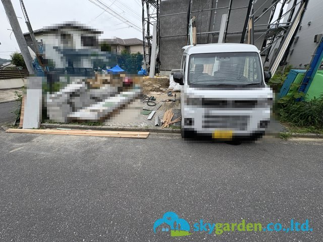 鎌倉市西鎌倉　新築戸建　全１棟の駐車場|並列２台駐車可能