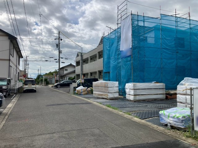 ハートフルタウン　江南市宮後町砂場東　全3区画分譲の前面道路含む現地写真|「現地（2026年7月19日）撮影」　
■前面道路　
■ヤマダ不動産　株式会社リライフ