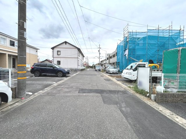 ハートフルタウン　江南市宮後町砂場東　全3区画分譲の前面道路含む現地写真|「現地（2026年9月10日）撮影」　
■前面道路　
■ヤマダ不動産　株式会社リライフ