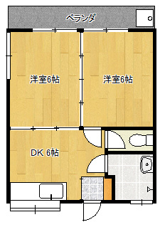 【間取り】 | キャッスル大中