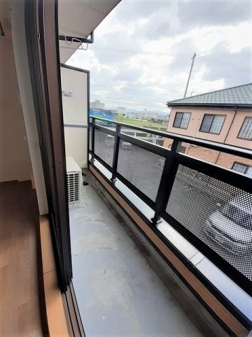 サンライズｋ３　Ａのバルコニー