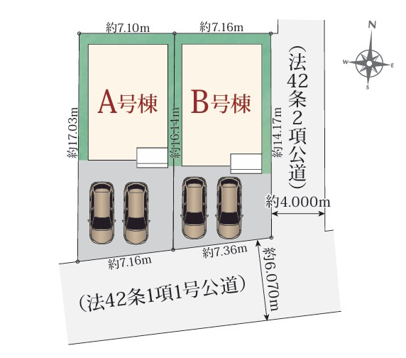 【区画図】 | 駿東郡清水町徳倉2622番　新築一戸建て　A号棟