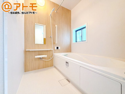 【浴室】 | 駿東郡清水町徳倉2622番　新築一戸建て　A号棟 | 広々１坪タイプのゆったり浴室ユニット♪浴室乾燥機付き♪