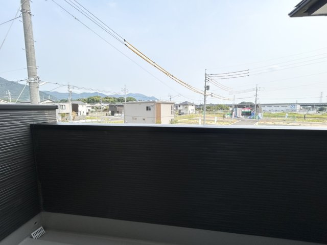 八幡西区野面2丁目2期のバルコニー