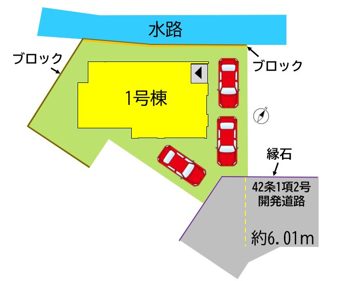 八幡西区野面2丁目2期の区画図