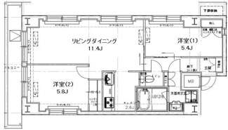 【間取り】 | レジディア銀座東