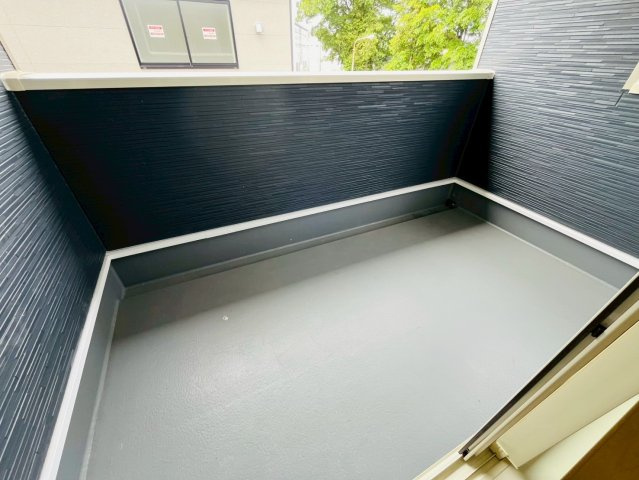【Cradle Garden】　古河市諸川　第９　全3邸のバルコニー|〇２号棟　バルコニー〇
開放感のあるルーフバルコニー♪
2026年5月撮影