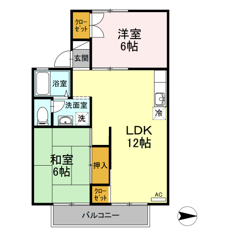 あかり　Ｅの間取り