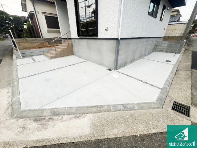 加古郡稲美町六分一　第1期　新築一戸建ての駐車場|駐車スペース！散水栓があるので、こまめに愛車を洗えます！