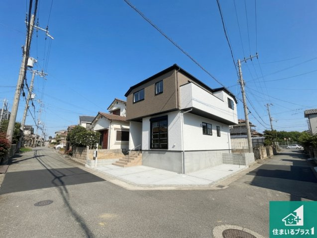 加古郡稲美町六分一　第1期　新築一戸建ての前面道路含む現地写真|車通りの少ない前面道路！お子様がいらっしゃるご家族でも安心！