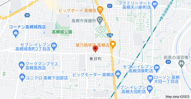 ハイムエクセルの地図