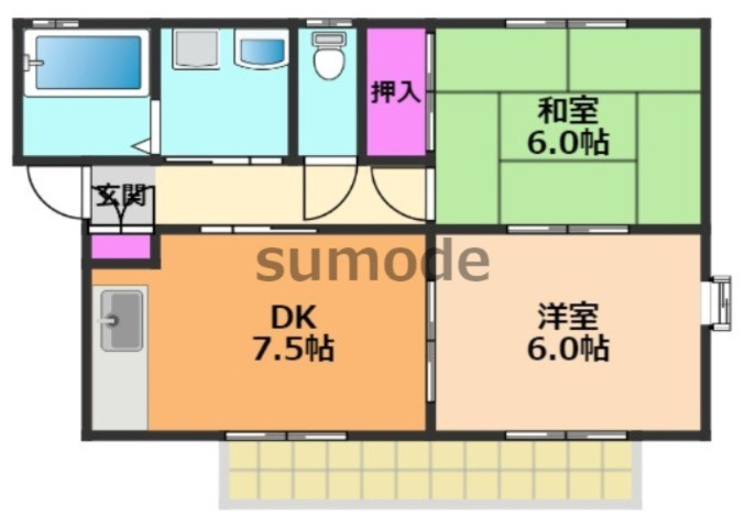 ハイムエクセルの間取り