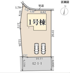 リーブルガーデン加西市北条町西高室2期の区画図