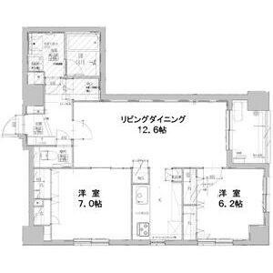 プライマル福岡平尾の間取り