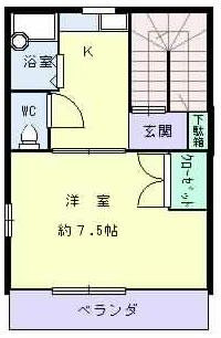 ハニーハイツの間取り