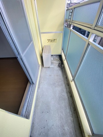 コンセール愛宕山のバルコニー